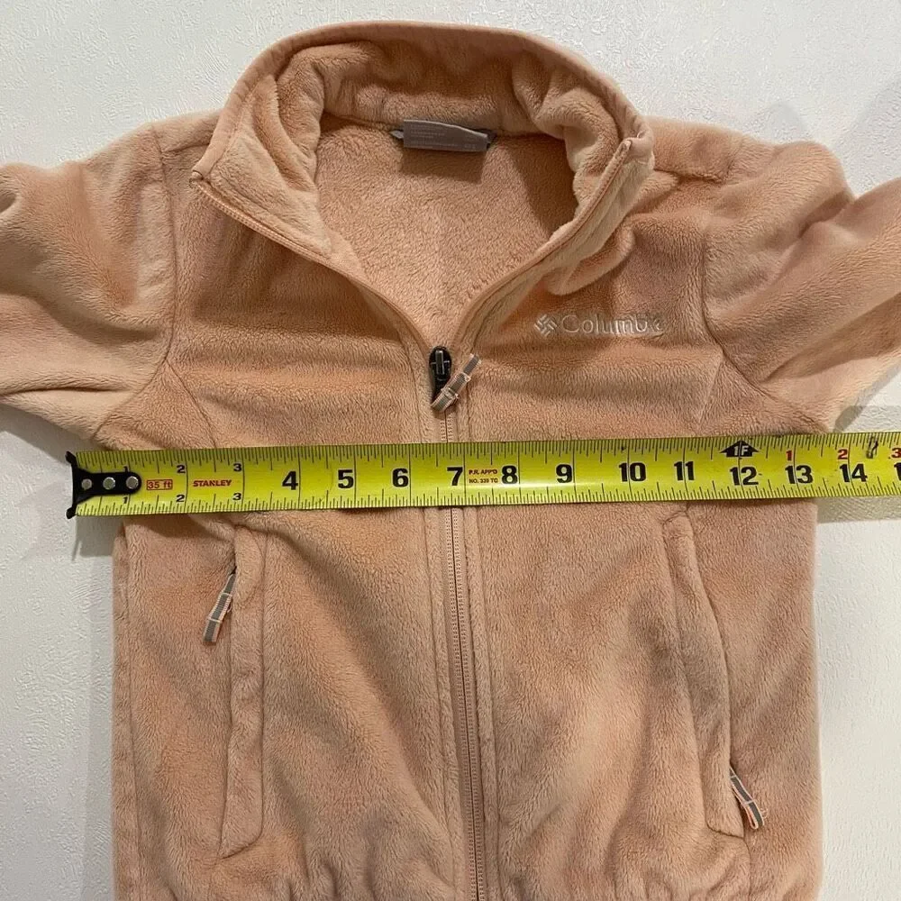 Columbia Girls XXS (4/5) Peach Full-Zip Fleece Jacket